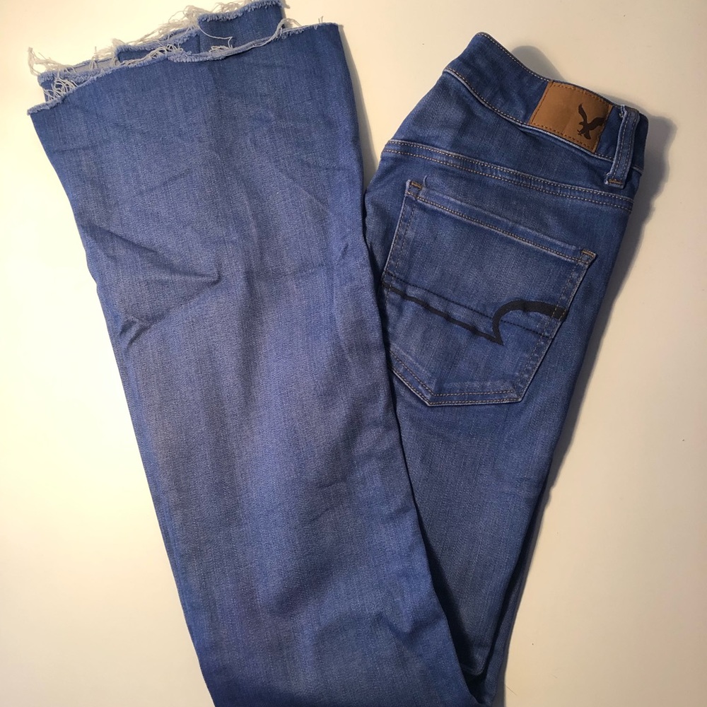 American eagle flare jeans